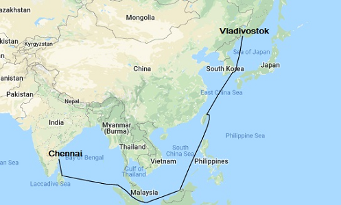 Chennai To China Distance By Road Vladivostok To Chennai - India Briefing News