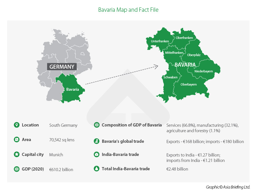 Bavaria map and economy