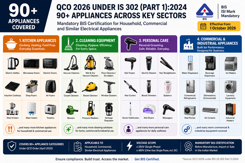 India QCO 2026 Electrical Appliances